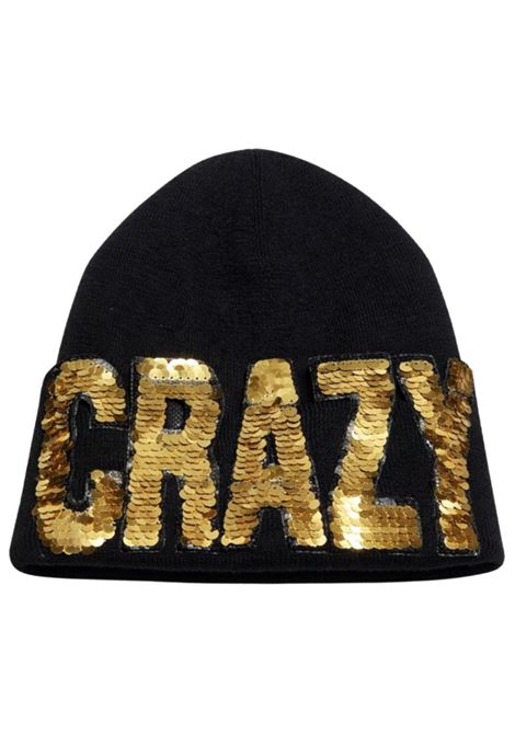 Black wool hat for girls REGINA | I70280NERO