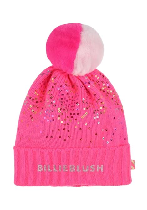 Cappello bambina con pom pon Billieblush | U20605/MAFUCSIA
