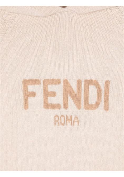 Unisex Sand Wool Sweater FENDI | JUG011/CESABBIA