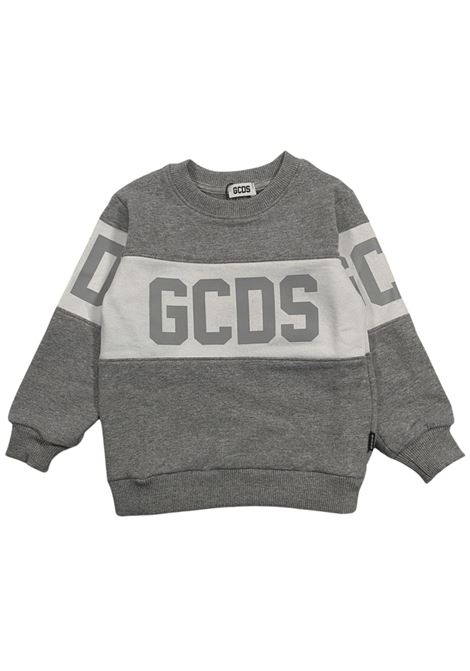 Unisex grey cotton sweatshirt GCDS | B2KU1527BA2GRIGIO