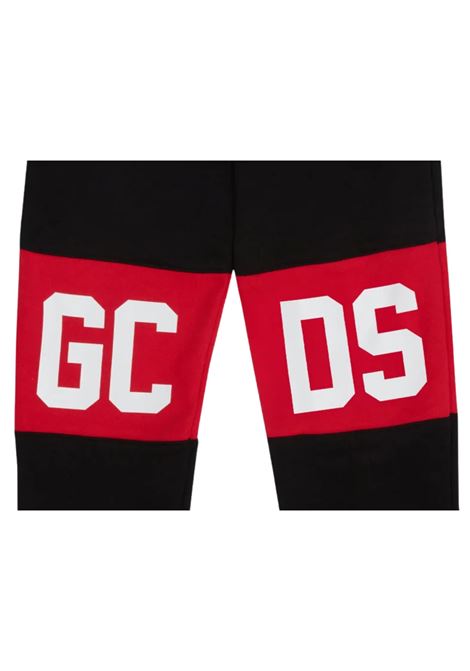 Girls' Black Band Logo Tracksuit Bottoms GCDS | B2KU3017BA2NERO