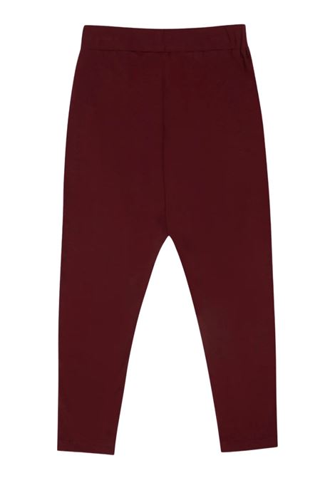 Leggins bambina bordeau in cotone GCDS | B2KW3023BA1BORDEAU