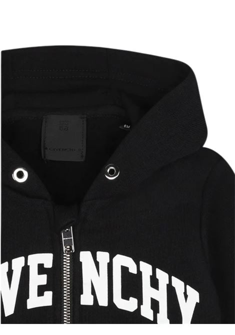 Felpa neonato nera in cotone GIVENCHY | H30466/MANERO