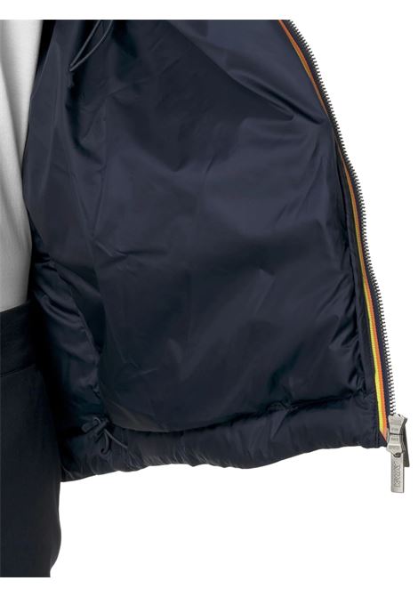 Blue padded children's jacket K-way | K8136FW/DEBBKU