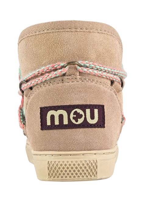 Beige Suede Eskimo Shoes for Girls Mou | FK111001A/PIABEIGE