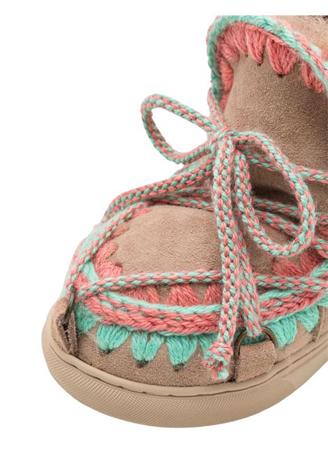 Beige Suede Eskimo Shoes for Girls Mou | FK111001A/PIABEIGE