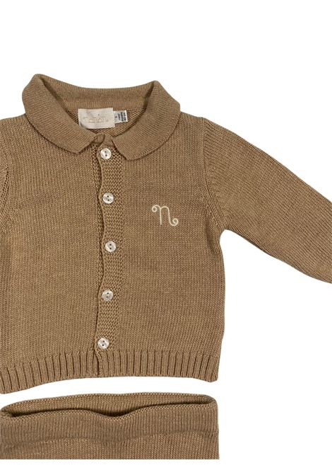 Beige wool blend baby boy set NANAN | CON044BEIGE