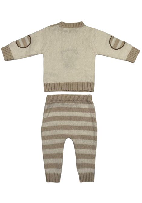 Beige wool blend baby boy set NANAN | CON063BEIGE