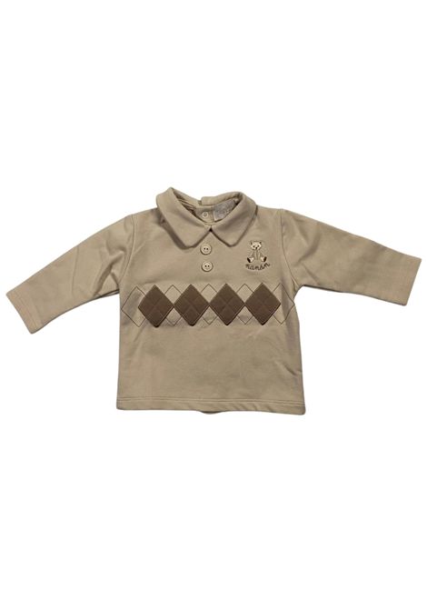 Completo neonato beige in cotone NANAN | I25109BEIGE