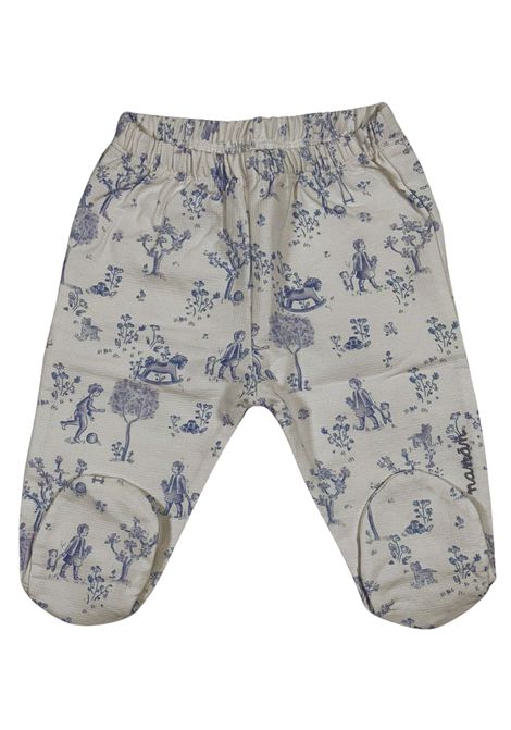 Completo neonato azzurro in cotone NANAN | I25115AZZURRO