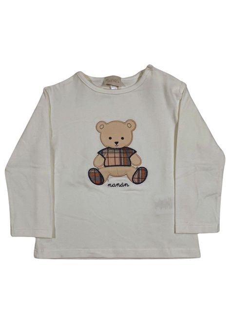 Cream cotton baby T-shirt NANAN | I25151PANNA