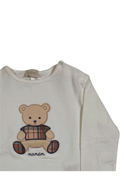 Cream cotton baby T-shirt NANAN | I25151PANNA