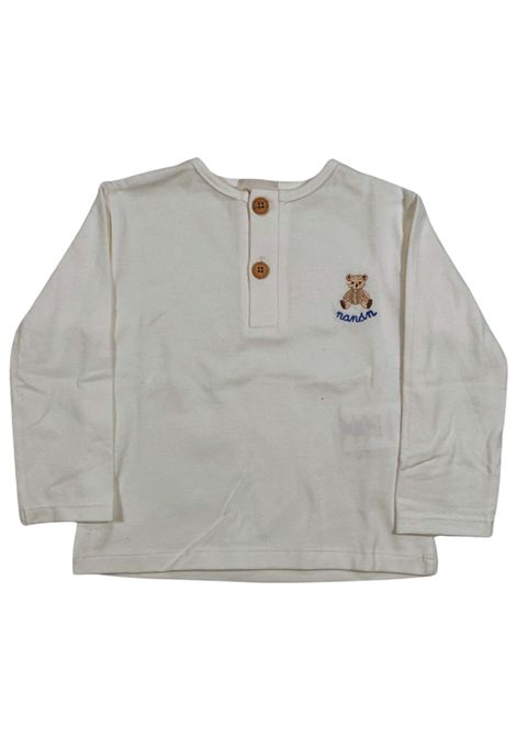 Cream cotton baby T-shirt NANAN | I25174PANNA