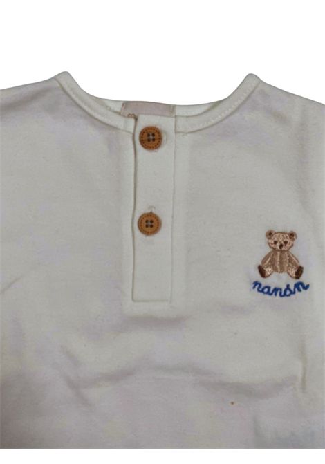 Cream cotton baby T-shirt NANAN | I25174PANNA