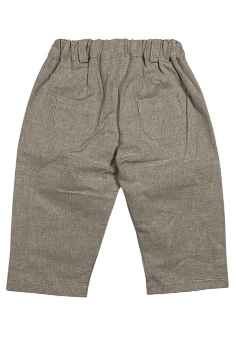 Beige cotton baby trousers NANAN | I25177BEIGE