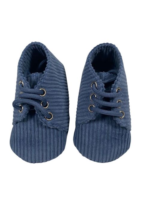 Blue velvet baby shoes NANAN | I25216AZZURRO