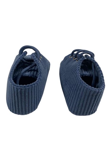 Blue velvet baby shoes NANAN | I25216AZZURRO