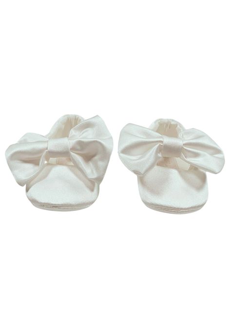 Cream baby shoes with bow NANAN | I25514PANNA