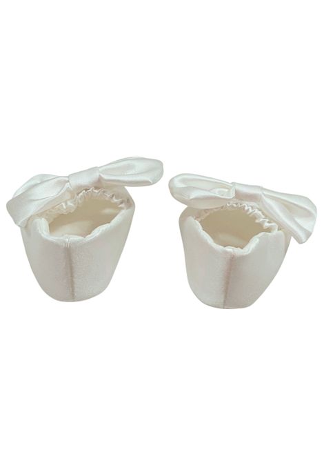 Cream baby shoes with bow NANAN | I25514PANNA