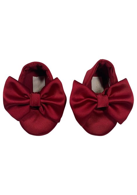 Red baby shoes with bow NANAN | I25515ROSSO