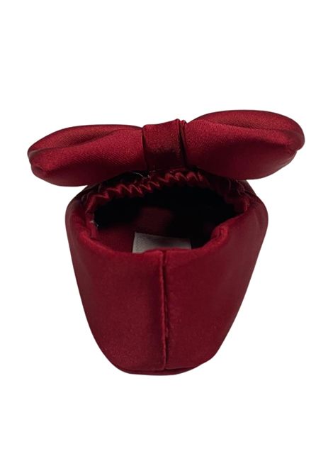 Red baby shoes with bow NANAN | I25515ROSSO