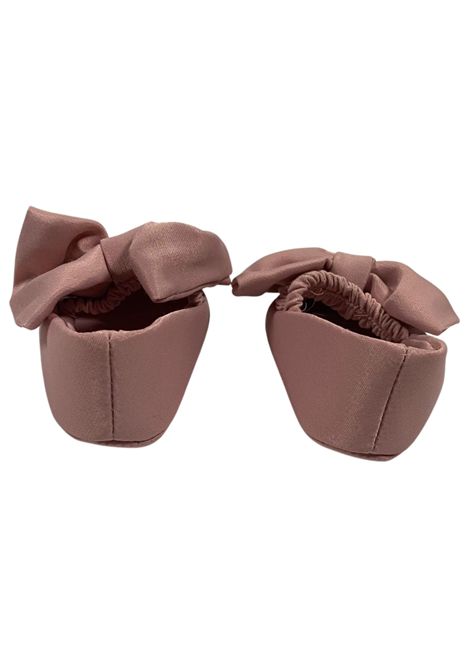 Pink baby shoes with bow NANAN | I25516ROSA