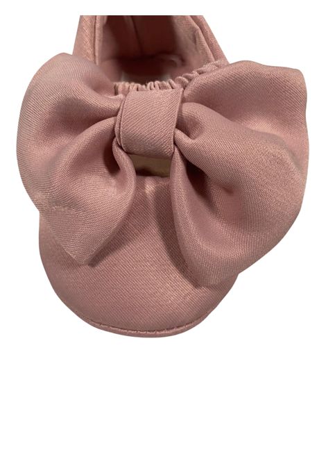 Pink baby shoes with bow NANAN | I25516ROSA