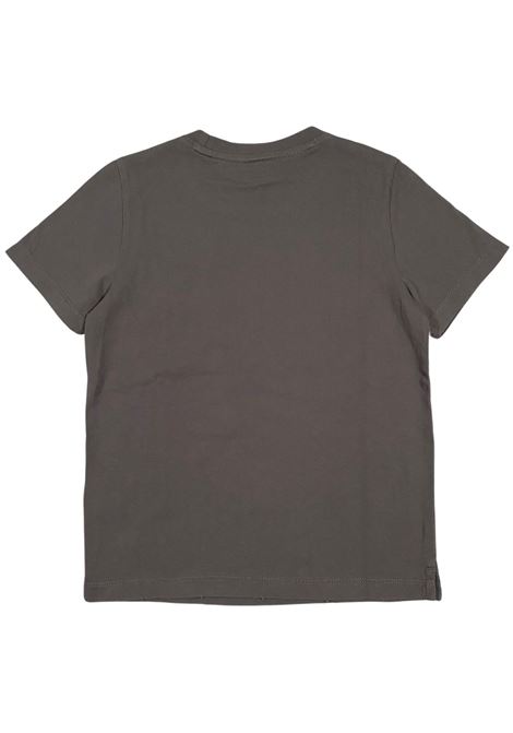 Grey cotton T-shirt for kids SUN68 | CPT45325GRIGIO