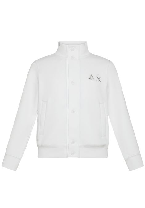Felpa bambino bianca in cotone SUN68 | F44306/SUBIANCO
