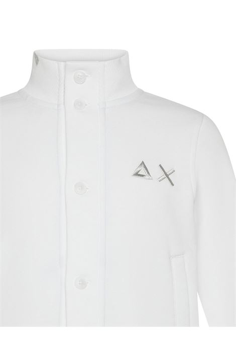 Felpa bambino bianca in cotone SUN68 | F44306/SUBIANCO
