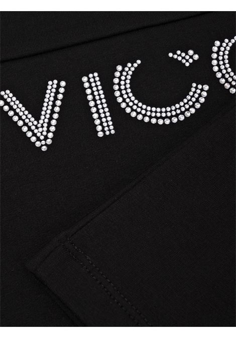 Felpa bambina nera in cotone VICOLO | F00059/DEBNERO