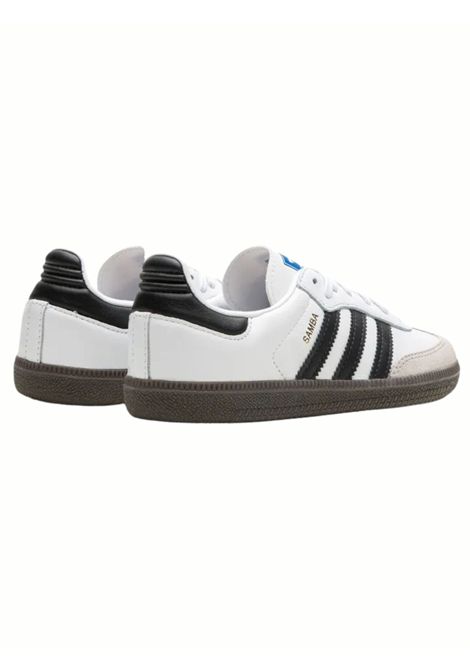 Sneakers SAMBA di colore bianco e logo nero Adidas | IE3677BIANCO