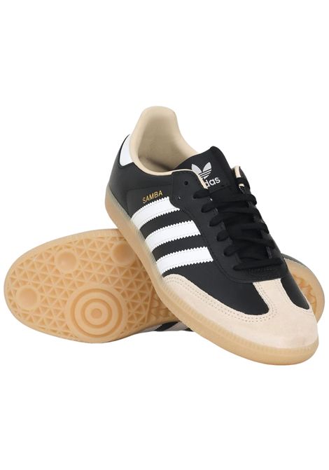 Scarpe unisex nere in pelle Adidas | JQ8555NERO