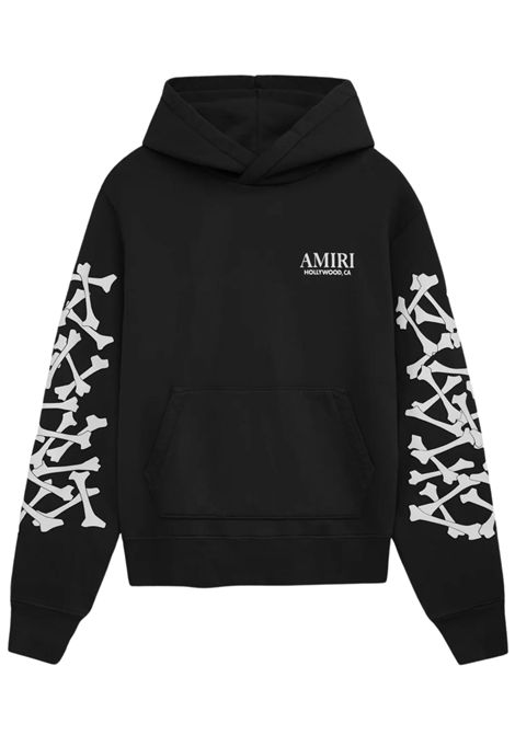 Felpa bambino nera in cotone AMIRI | AKJYHD1011NERO