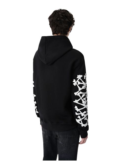 Felpa bambino nera in cotone AMIRI | AKJYHD1011NERO