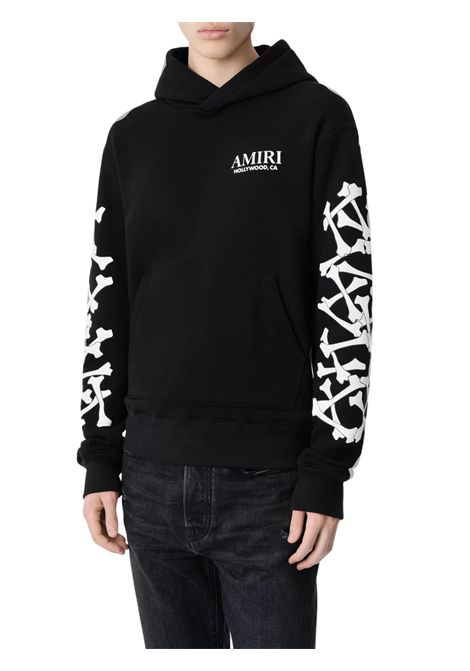 Felpa bambino nera in cotone AMIRI | AKJYHD1011NERO