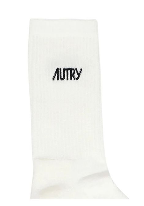 Calzini unisex bianchi in cotone AUTRY | KOPKF8A6BIANCO