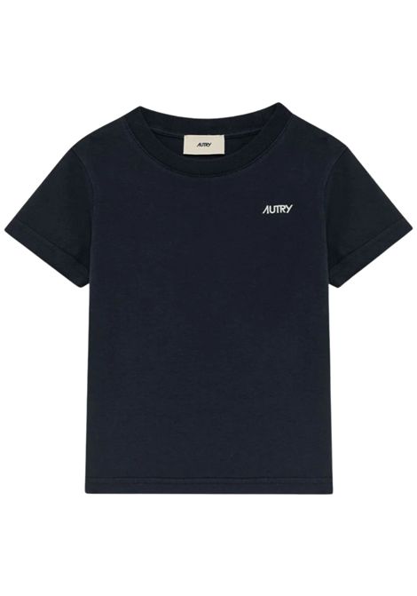T-shirt bambino blu in cotone AUTRY | KTPKP7CVBLU