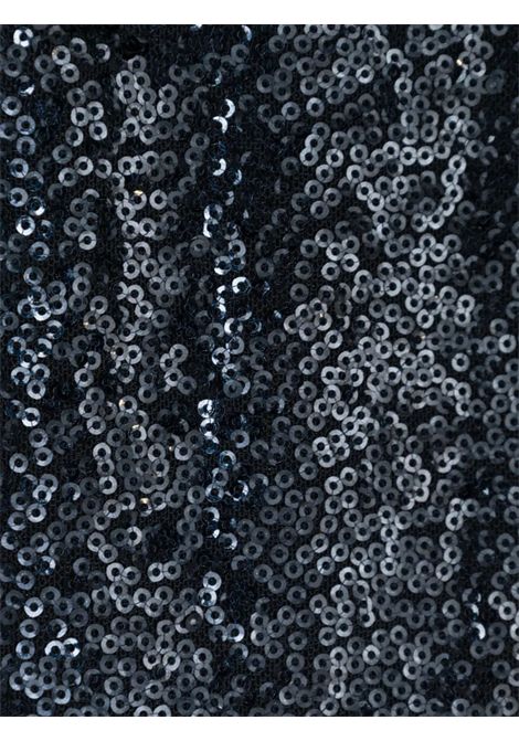 Gonna bambina blu con paillettes BALMAIN | BX7A81A0189/DEBBLU