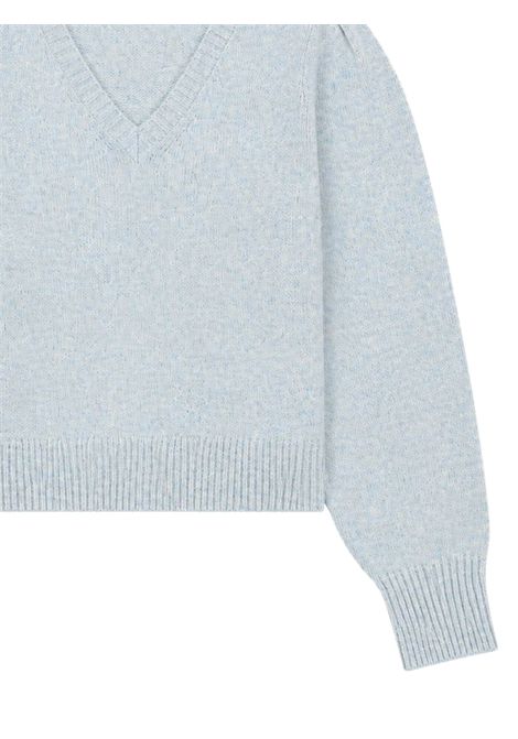 Sky blue wool sweater for girls BELLEROSE | BK222911/DEBCIELO