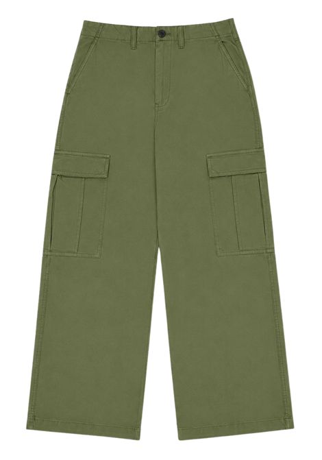Green unisex cotton trousers BELLEROSE | BK242104/DEBVERDE