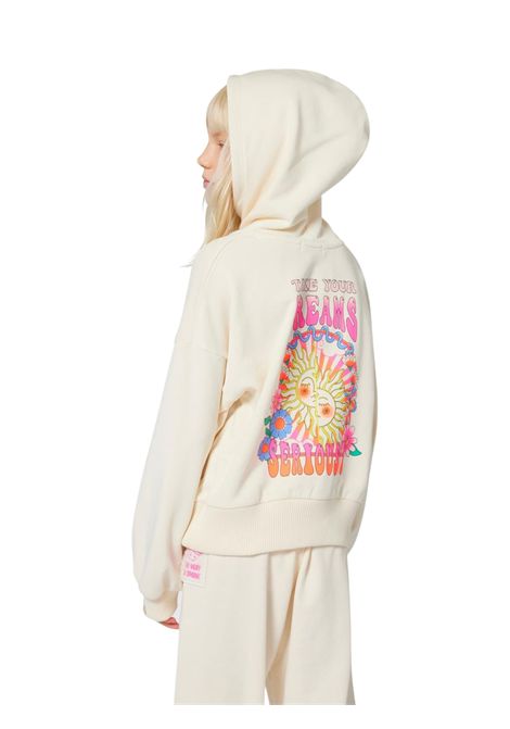 Felpa bambina beige in cotone Billieblush | U21216/ANBEIGE