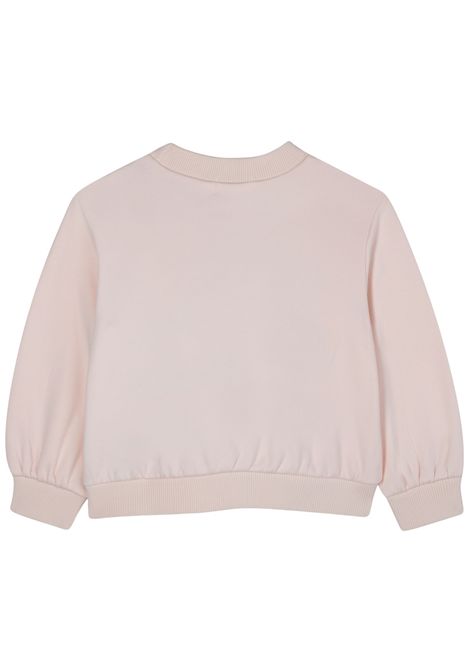 Felpa bambina rosa in cotone Billieblush | U21371/DEBROSSA