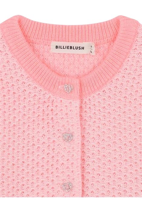 Cardigan neonata pesca in cotone Billieblush | U21435/ANPESCA