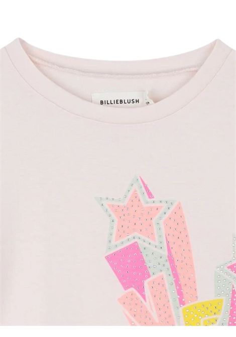 T-shirt bambina rosa in cotone Billieblush | U21611/ANROSA