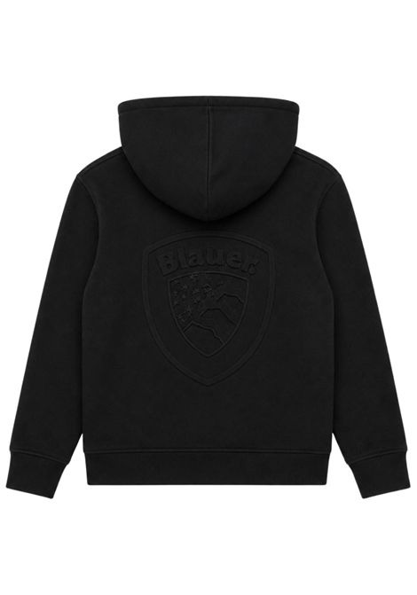 Felpa bambino nera in cotone BLAUER | 26BLKF02522NERO