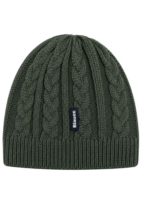 Cappello unisex in misto lana BLAUER | 26WBBXA05576VERDE