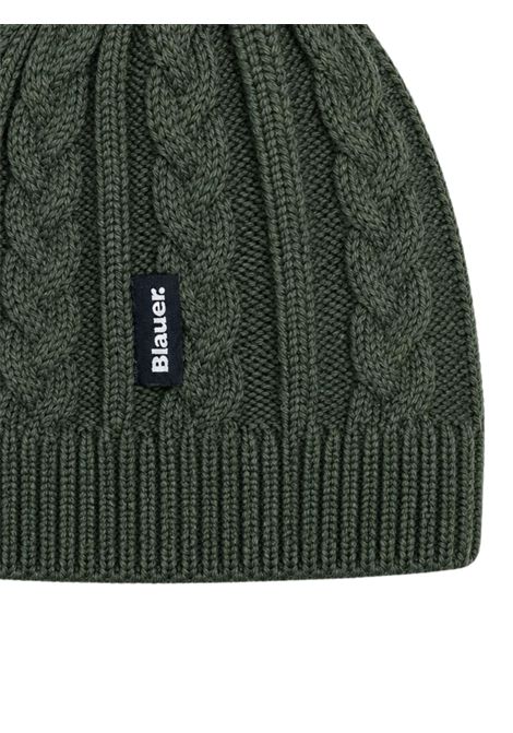 Cappello unisex in misto lana BLAUER | 26WBBXA05576VERDE