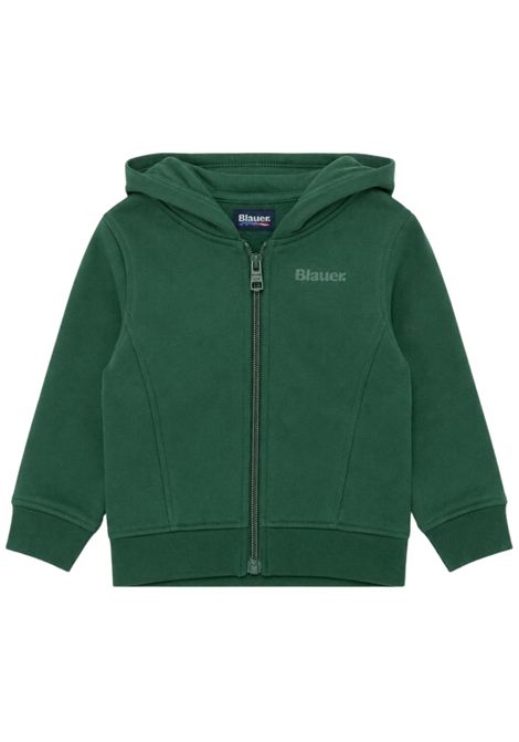 Felpa neonato verde in cotone BLAUER | 26WBBXF02532VERDE