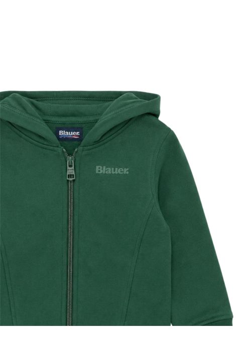 Felpa neonato verde in cotone BLAUER | 26WBBXF02532VERDE